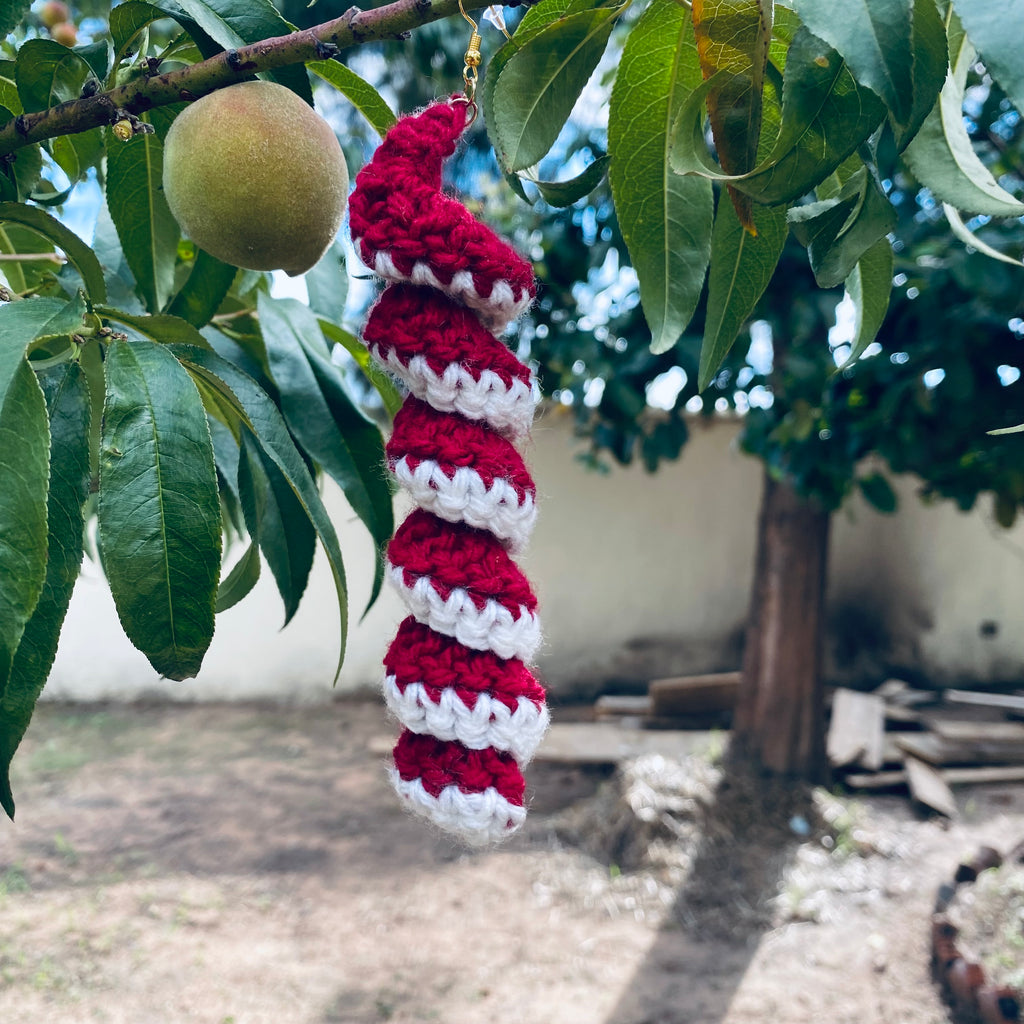 Christmas Slinky Spirals Earrings