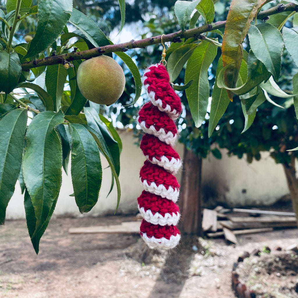 Christmas Slinky Spirals Earrings