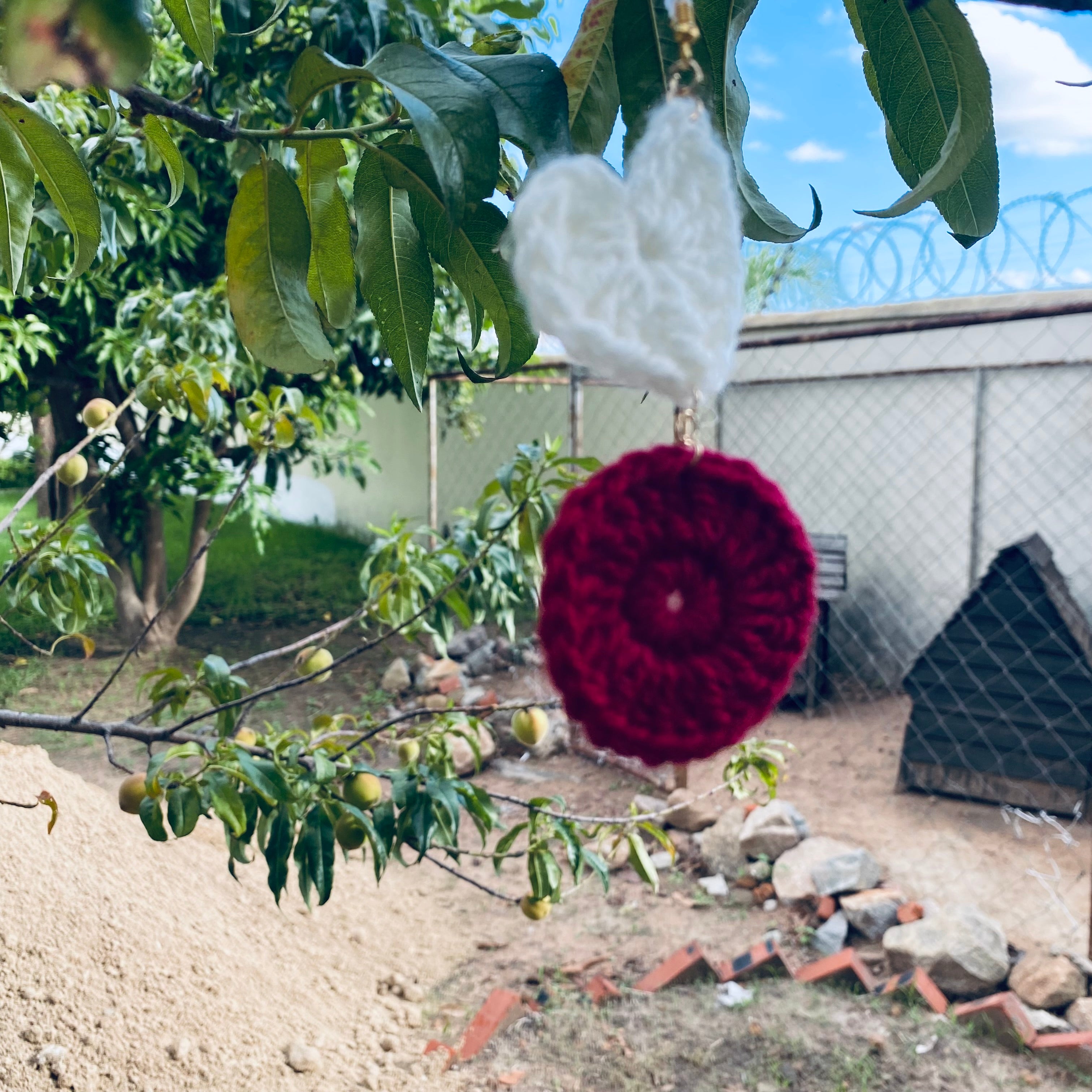 Christmas Double-Cupid Stitch Earrings